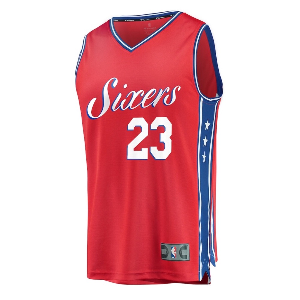 Fanatics NBA Philadelphia Sixers 23 Butler Jersey